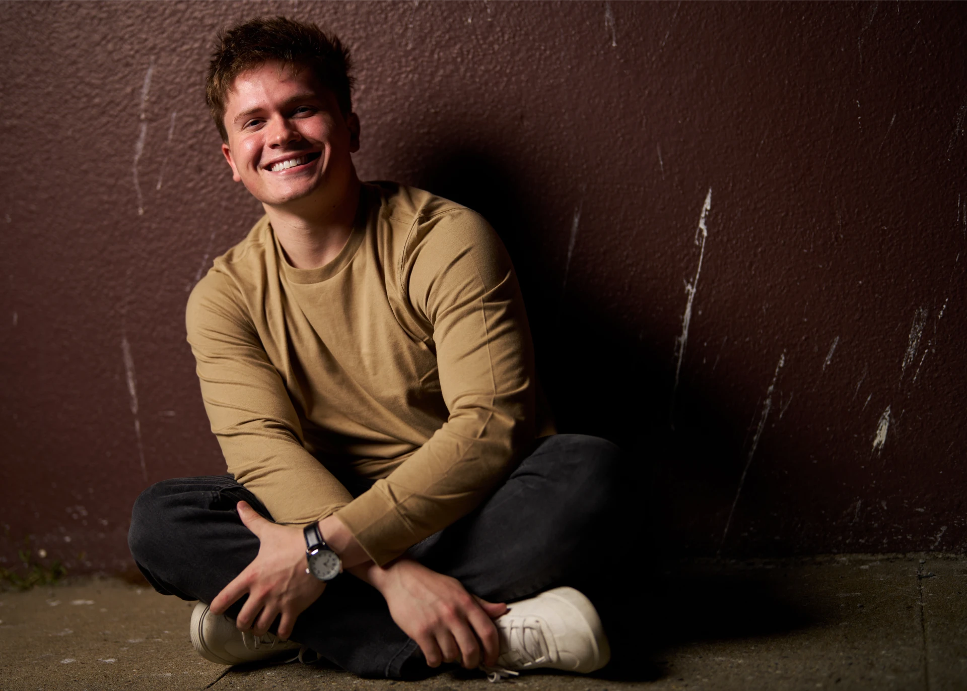 Jason Kushy in a recording studio session producing groove-driven house music