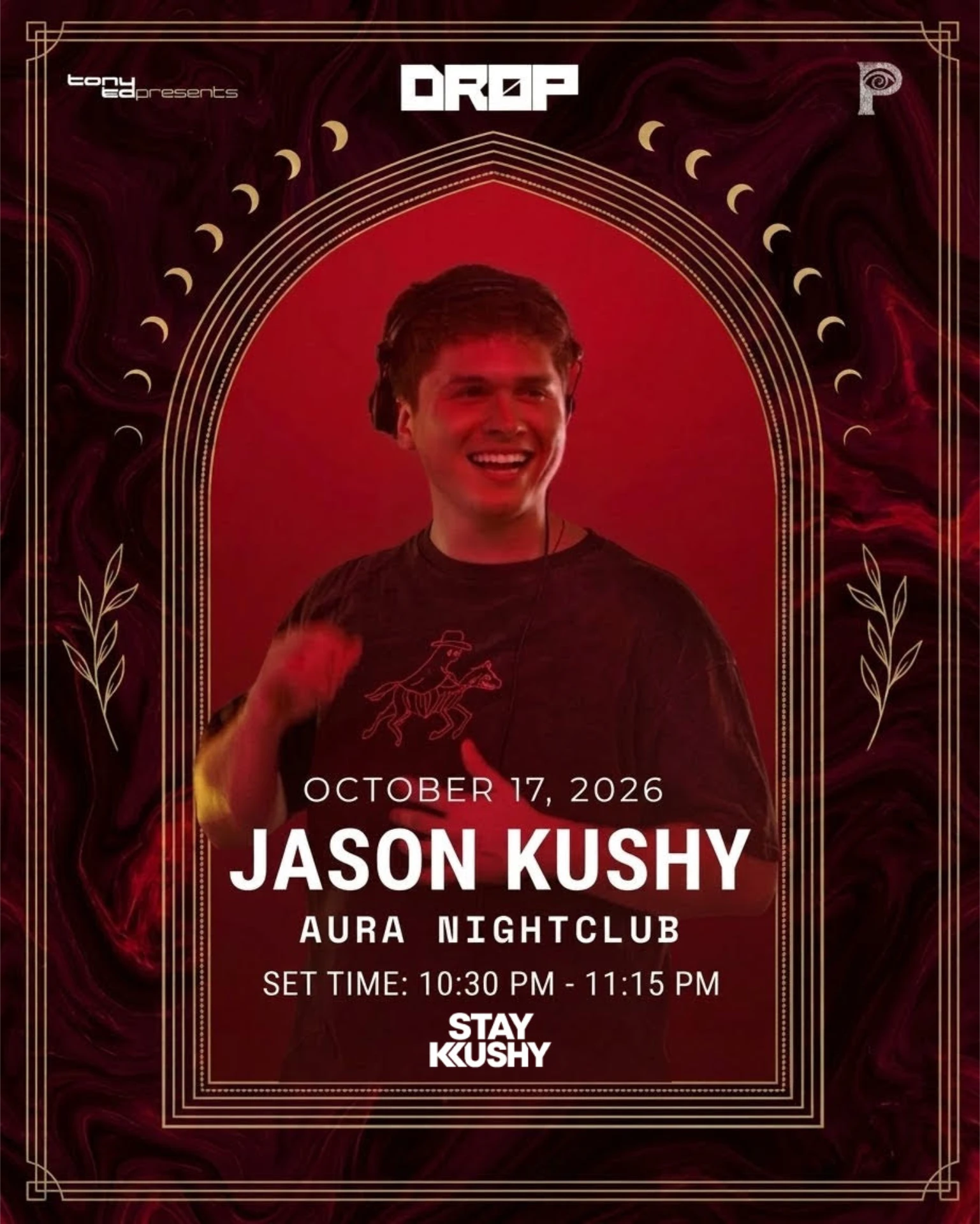 Jason Kushy producing house music at a professional studio mixing console